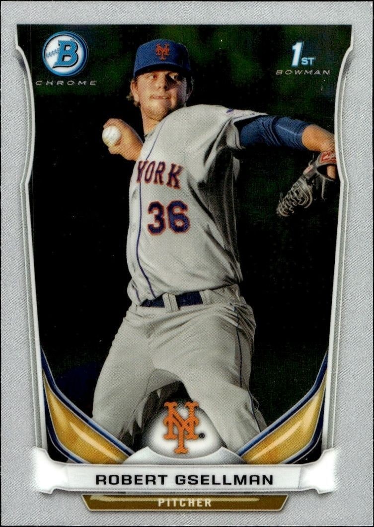 2014 Bowman Chrome Robert Gsellman #BCP75 trading card