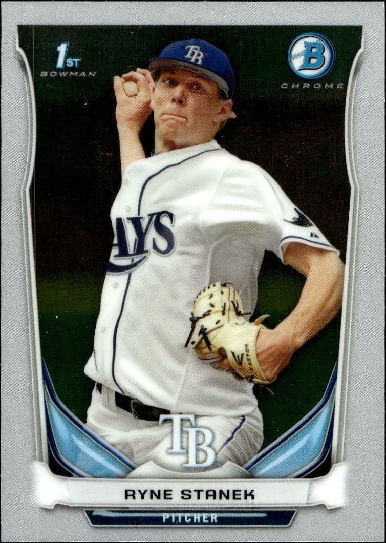 2014 Bowman Chrome Ryne Stanek #BCP84 trading card