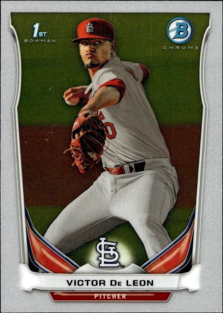 2014 Bowman Chrome Victor de Leon #BCP101 trading card