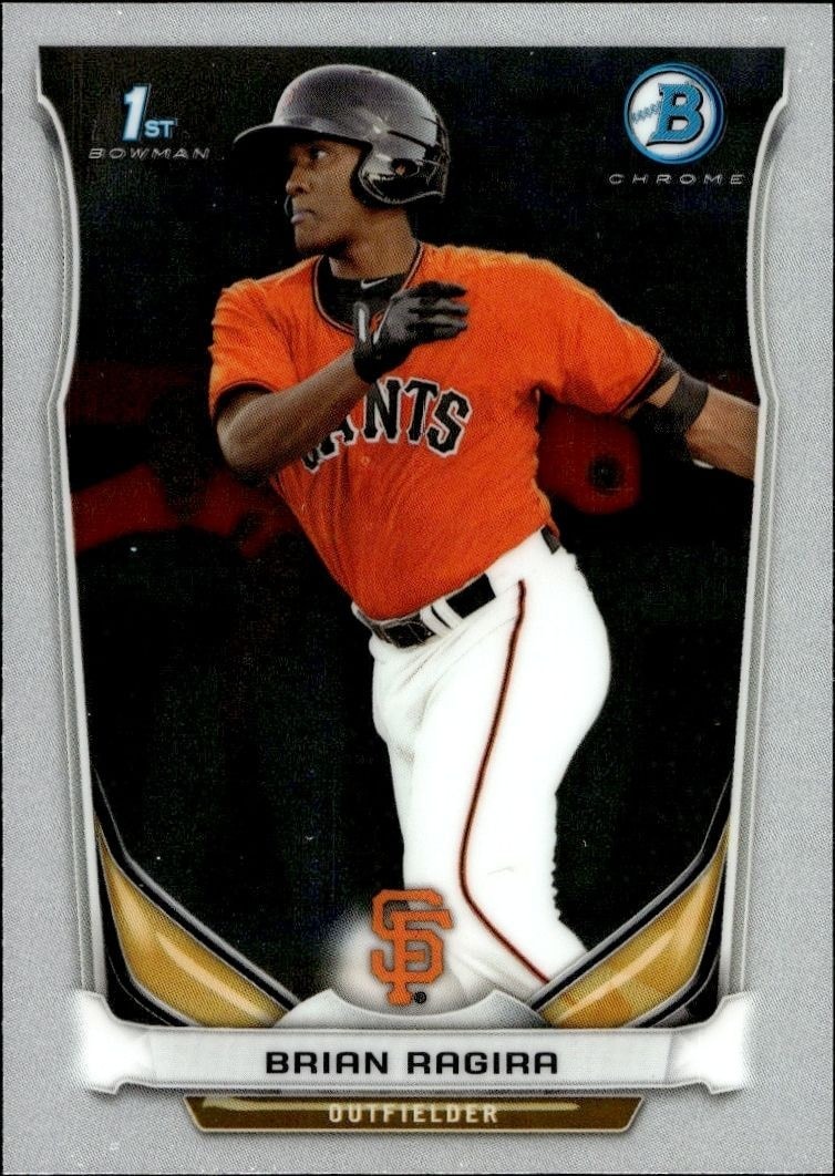 2014 Bowman Chrome Brian Ragira #BCP100 trading card