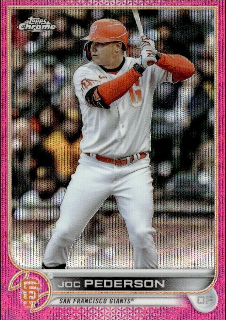2022 Topps Chrome Update Joc Pederson #USC5 trading card