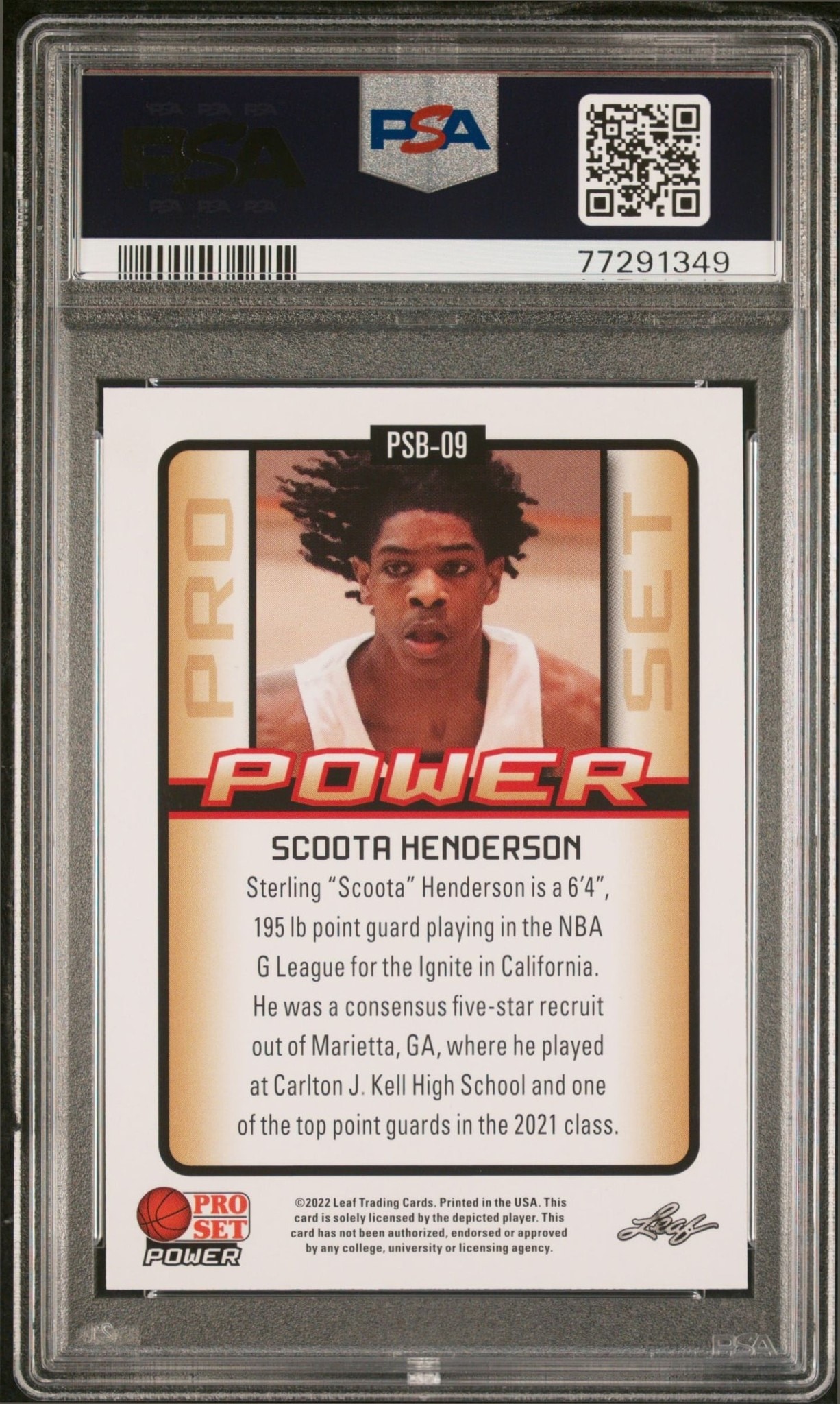 Scoot Henderson - Back