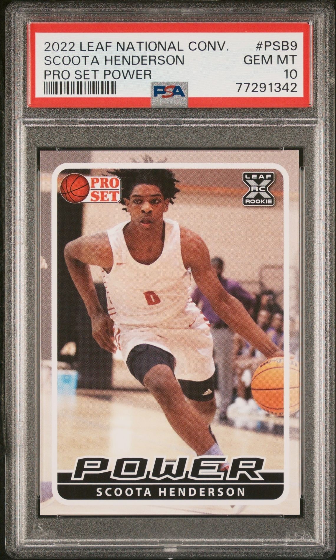 2021-22 Leaf National Convention Scoot Henderson #PSB-09 trading card