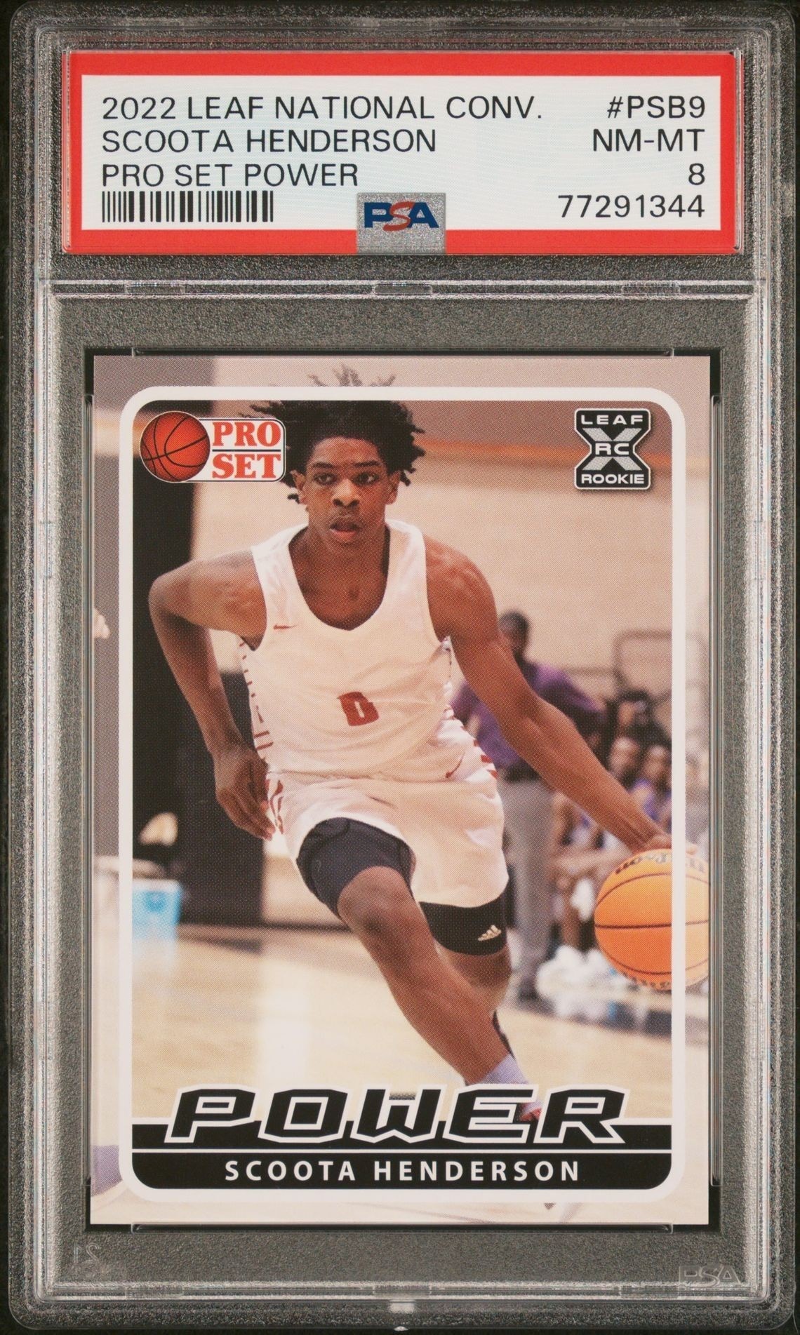 2021-22 Leaf National Convention Scoot Henderson #PSB-09 trading card