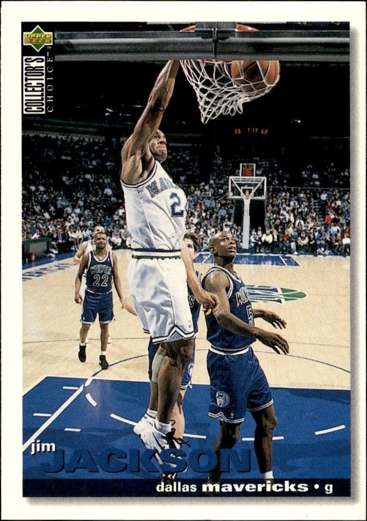 1995-96 Upper-Deck Collector's Choice Jim Jackson #97 trading card