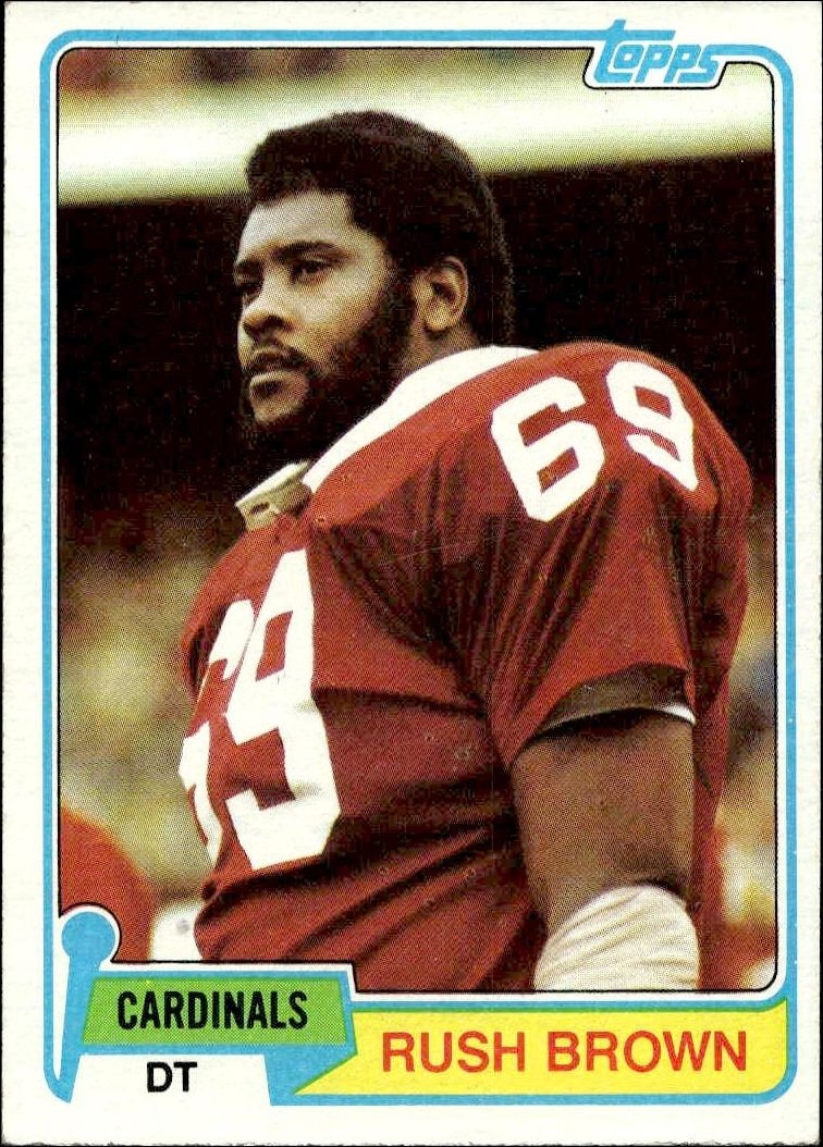 1981 Topps Rush Brown #54 trading card