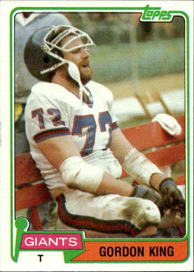 1981 Topps Gordon King #14 trading card