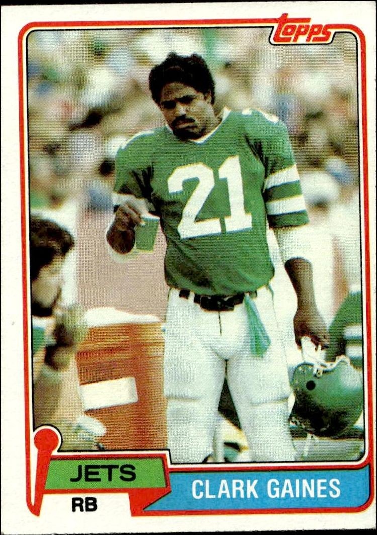 1981 Topps Clark Gaines #144 trading card