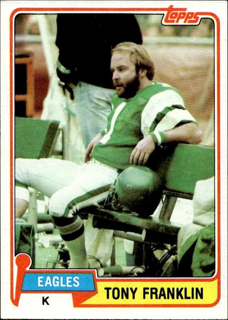 1981 Topps Tony Franklin #227 trading card