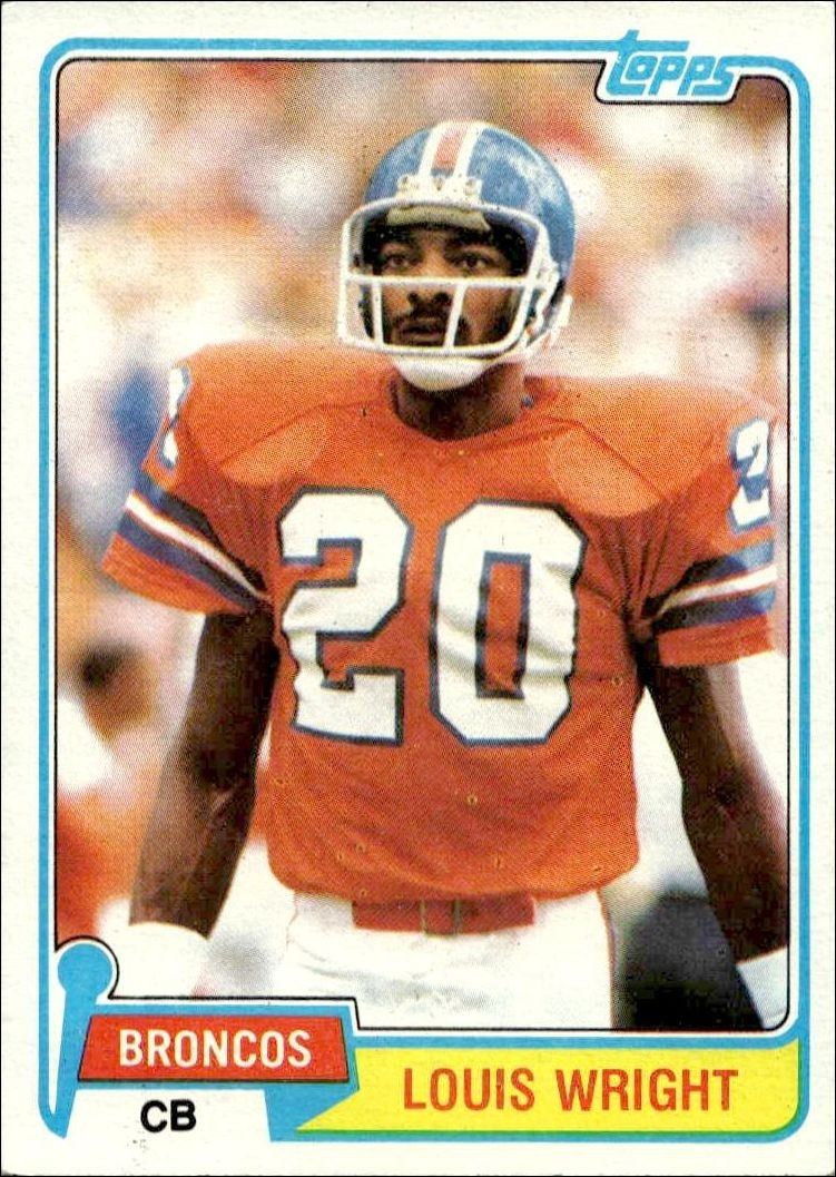 1981 Topps Louis Wright #385 trading card