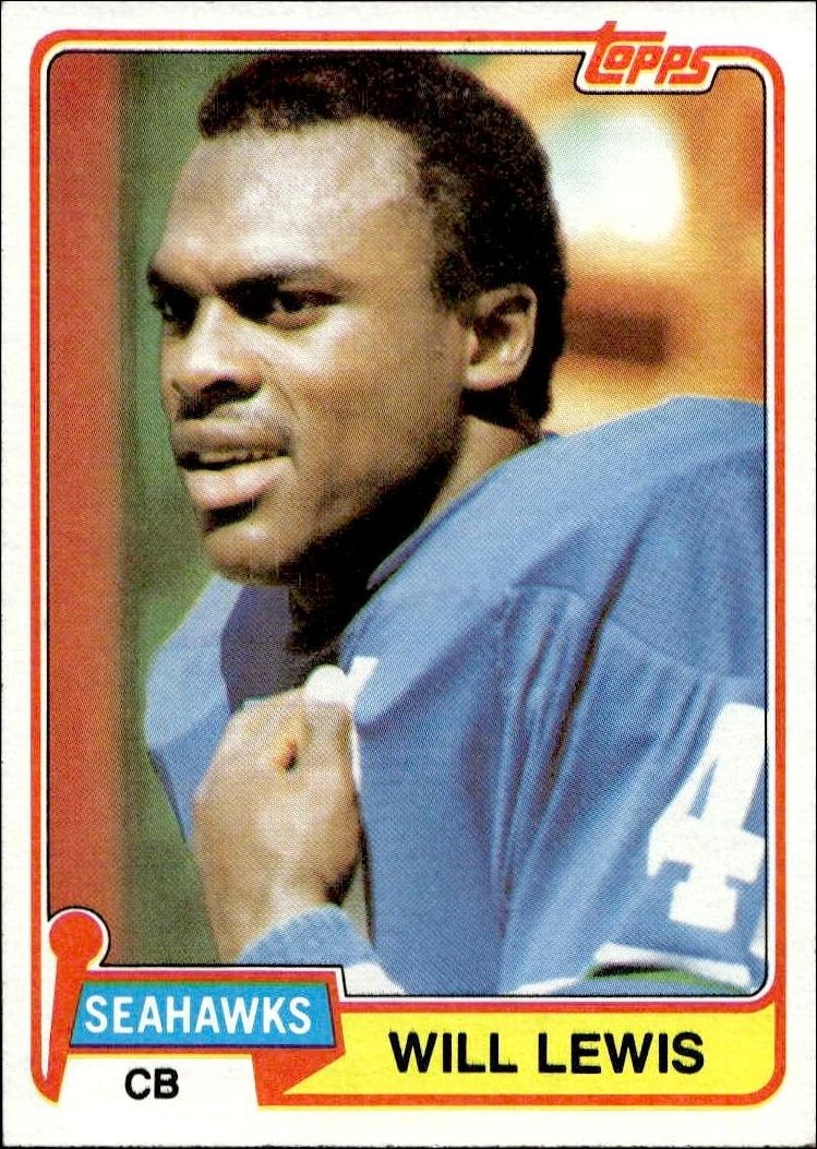 1981 Topps Will Lewis #437 trading card
