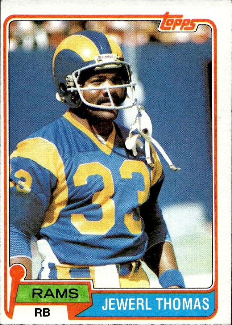 1981 Topps Jewerl Thomas #98 trading card