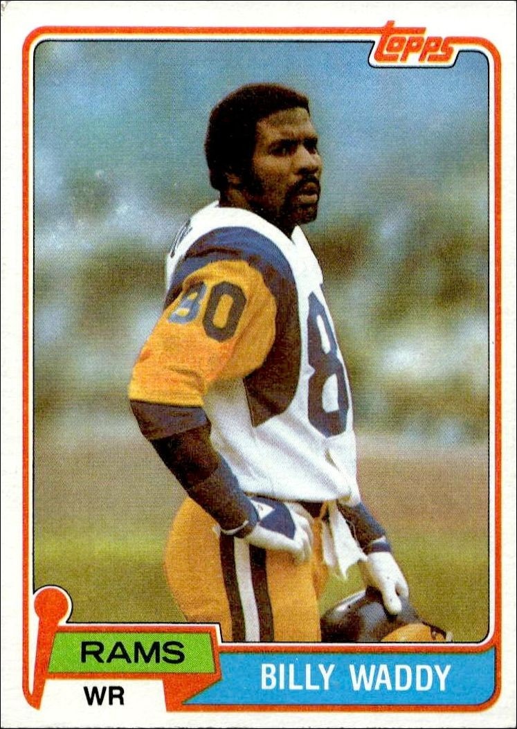 1981 Topps Billy Waddy #162 trading card