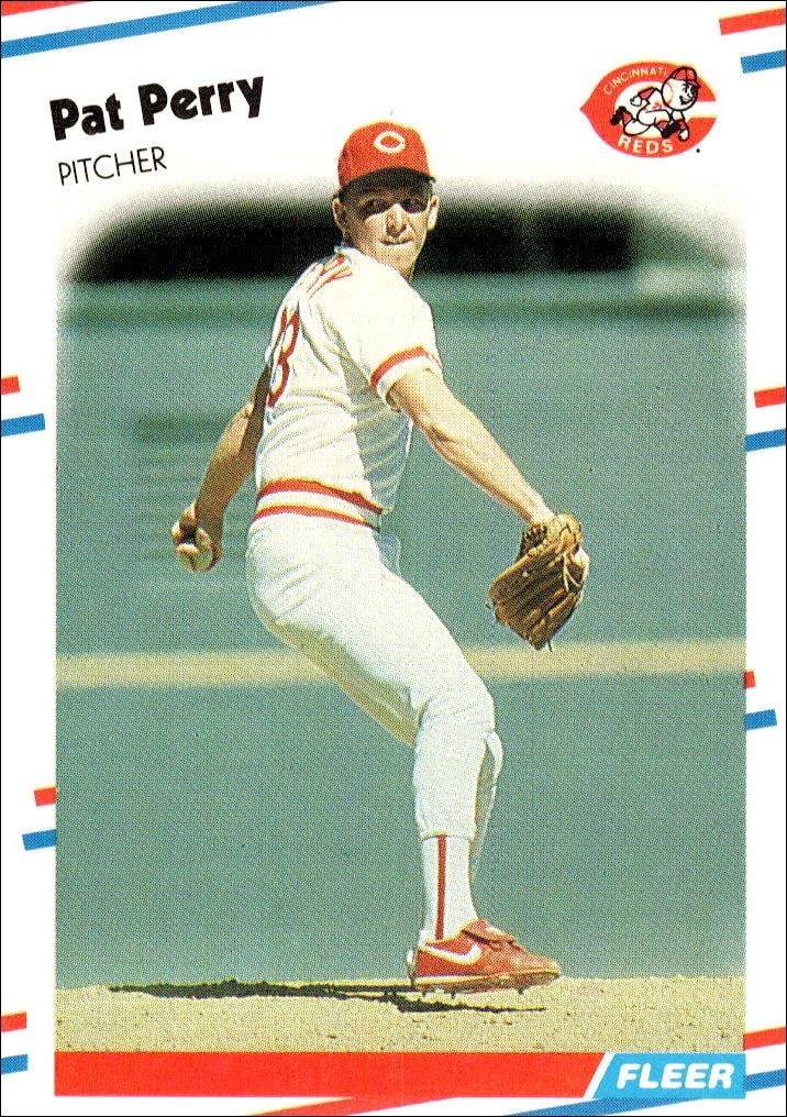 1988 Fleer Pat Perry #244 trading card