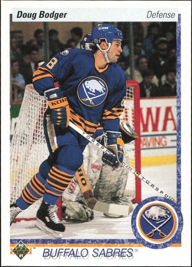 1990-91 Upper-Deck Doug Bodger #50 trading card