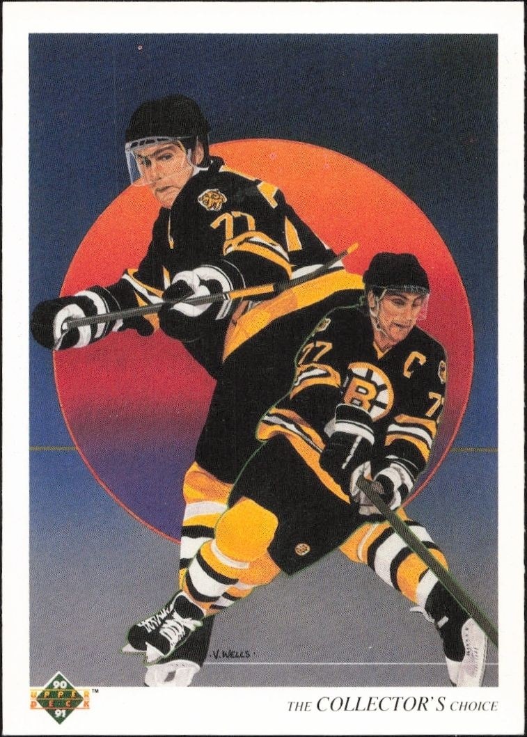 1990-91 Upper-Deck Ray Bourque #320 trading card