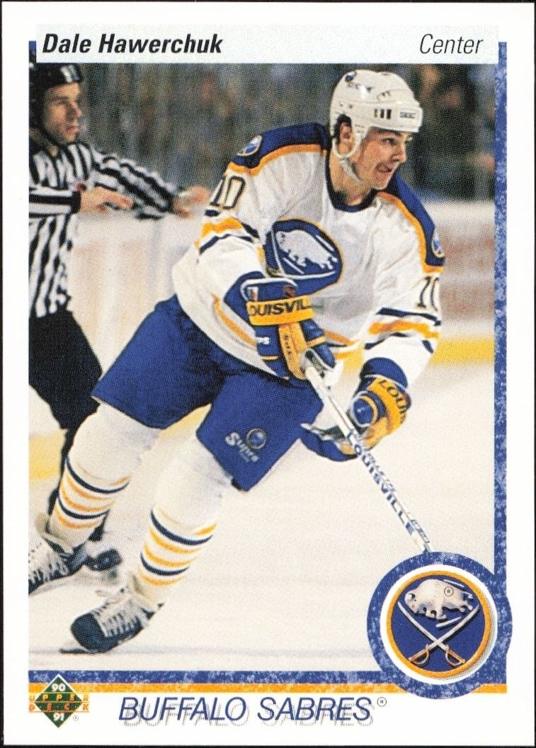 1990-91 Upper-Deck Dale Hawerchuk #443 trading card