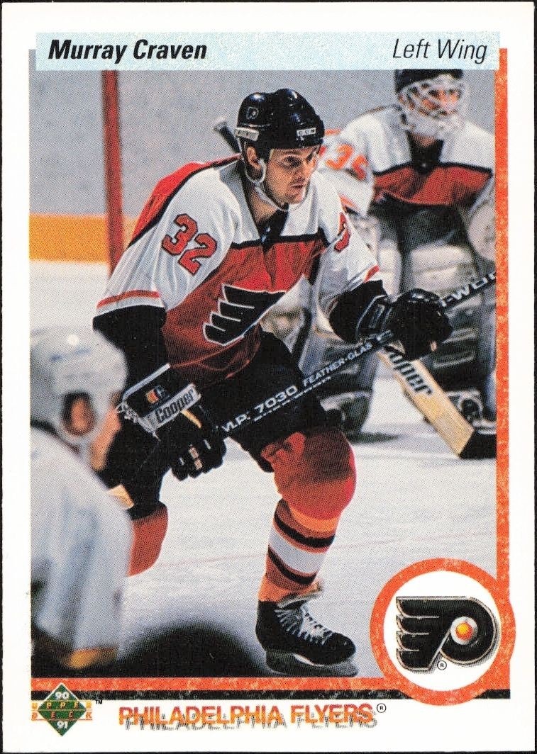1990-91 Upper-Deck Murray Craven #6 trading card