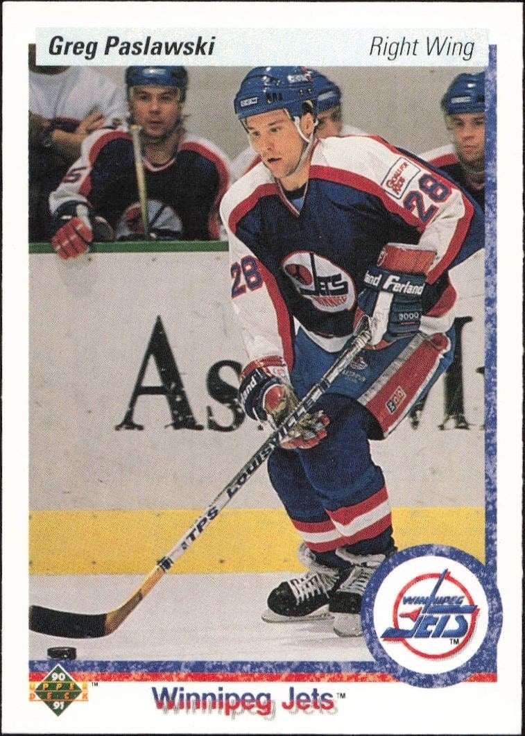 1990-91 Upper-Deck Greg Paslawski #239 trading card