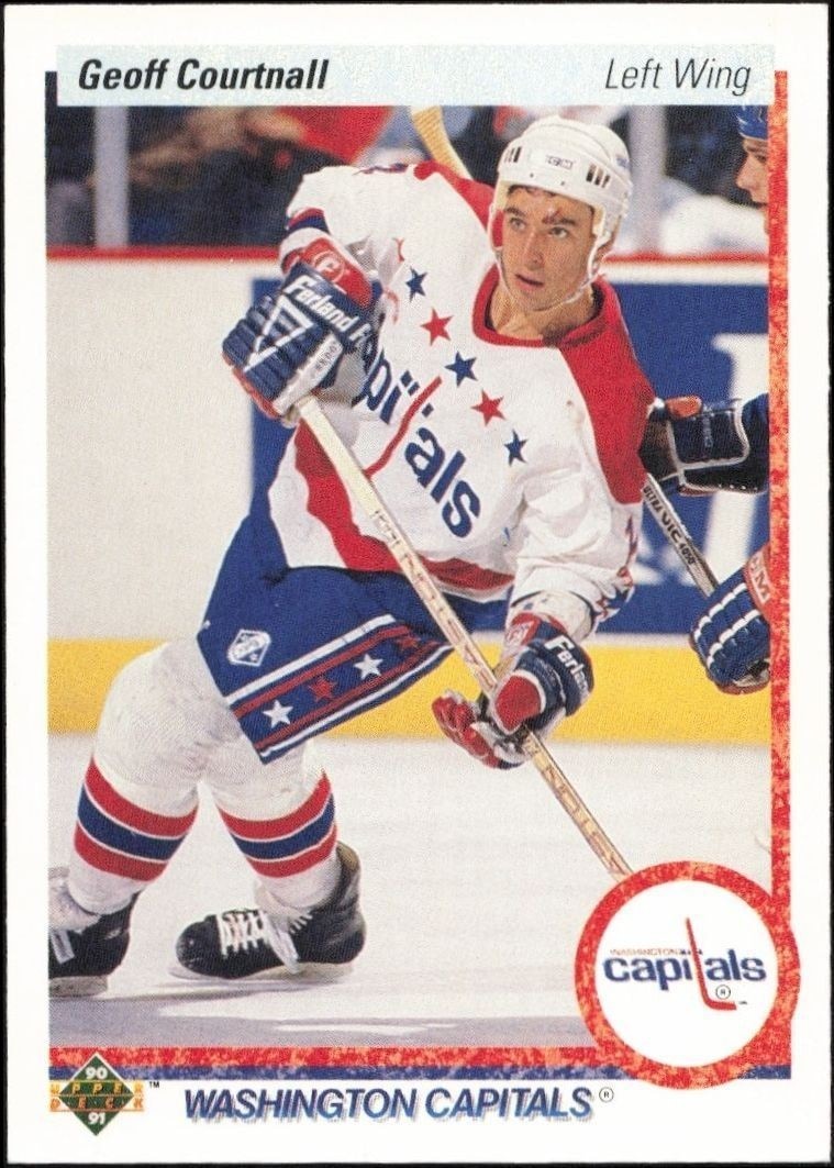 1990-91 Upper-Deck Geoff Courtnall #238 trading card