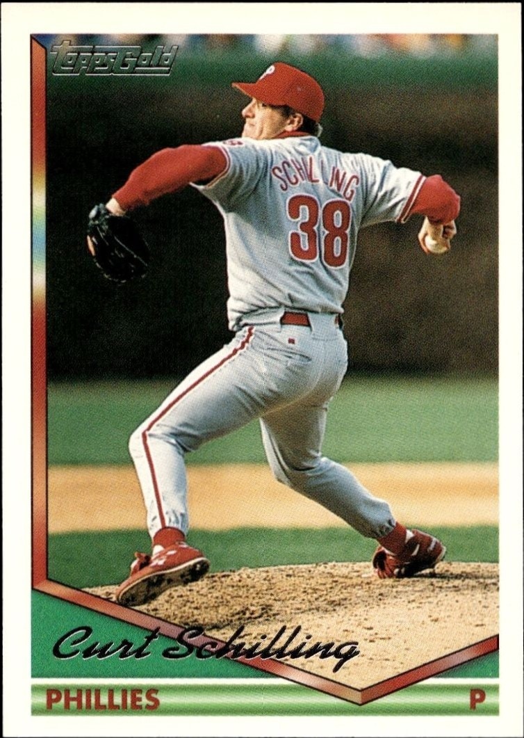 1994 Topps Curt Schilling #142 trading card
