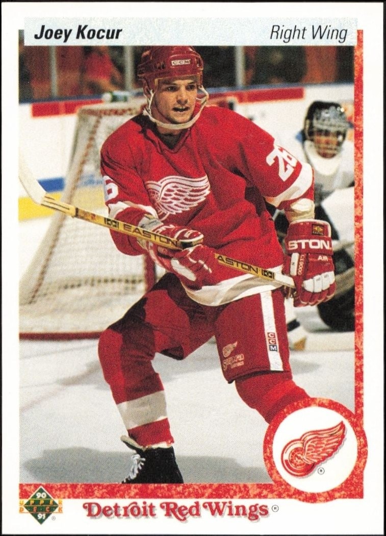 1990-91 Upper-Deck Joey Kocur #411 trading card