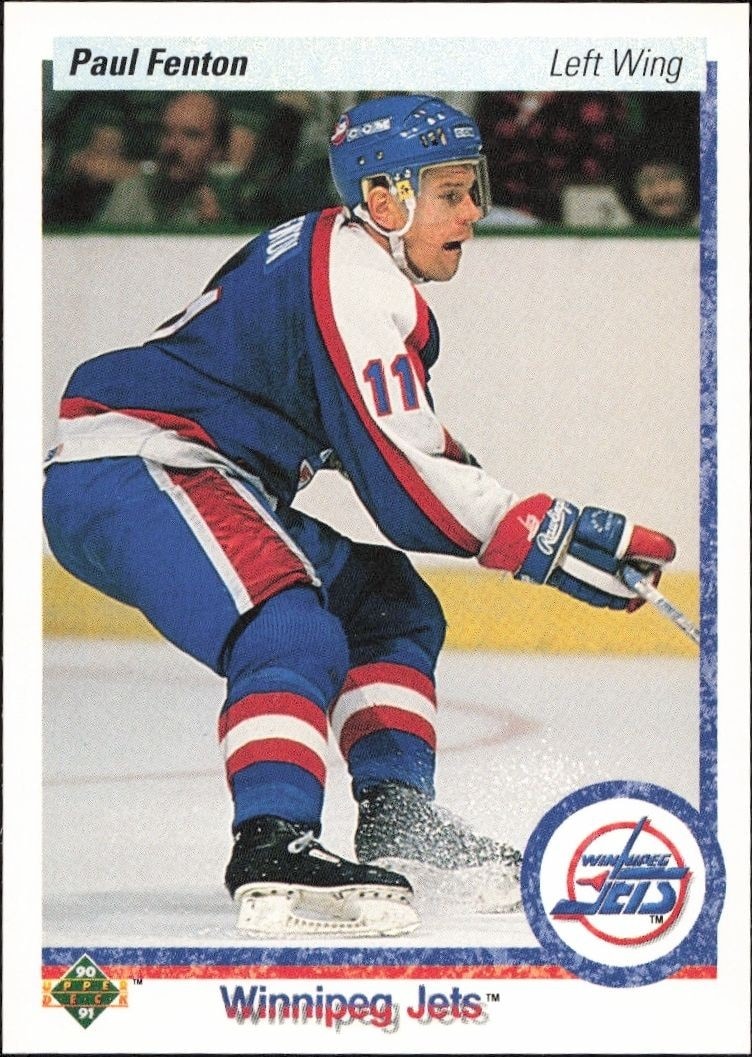1990-91 Upper-Deck Paul Fenton #92 trading card