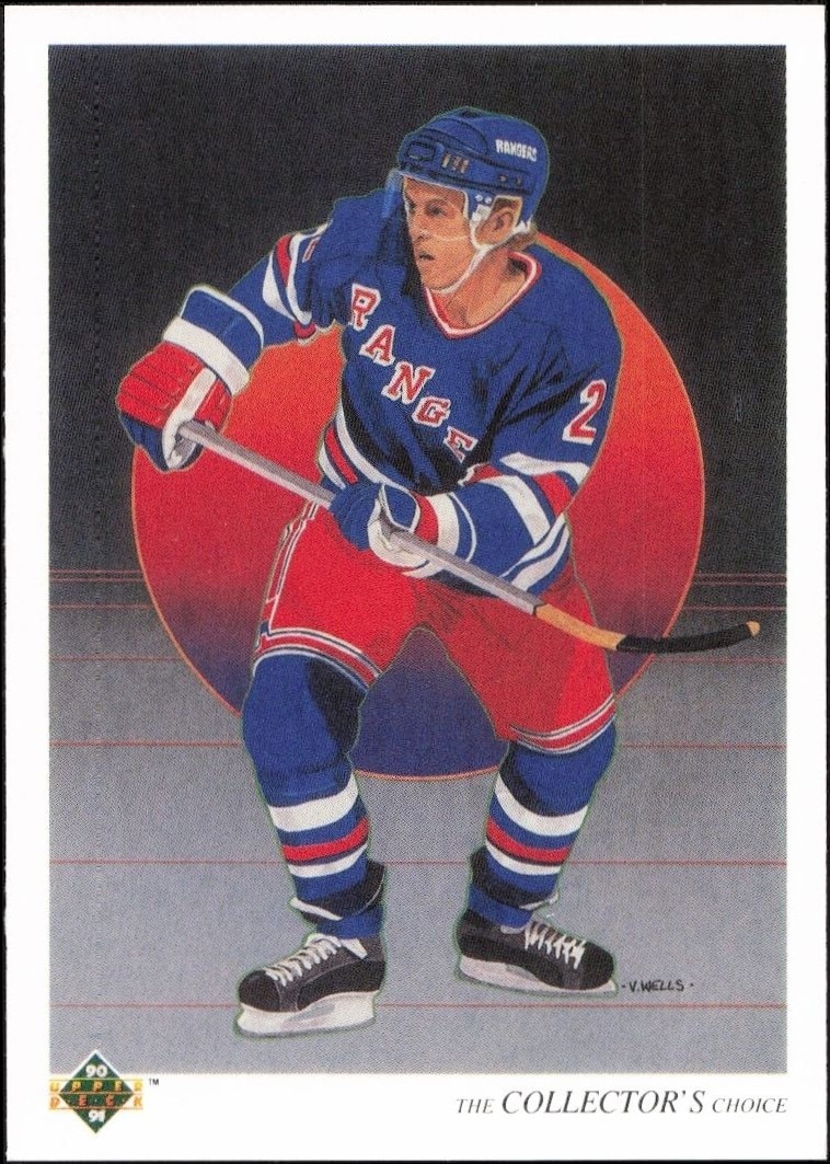 1990-91 Upper-Deck Brian Leetch #315 trading card