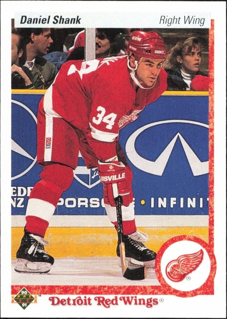 1990-91 Upper-Deck Daniel Shank #99 trading card