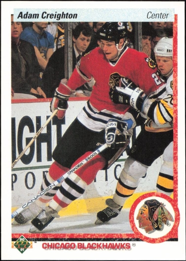 1990-91 Upper-Deck Adam Creighton #4 trading card