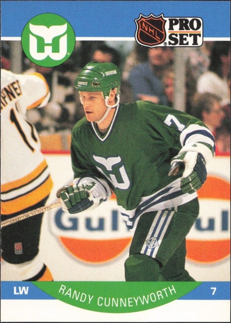 1990-91 Pro-Set Randy Cunneyworth #101 trading card