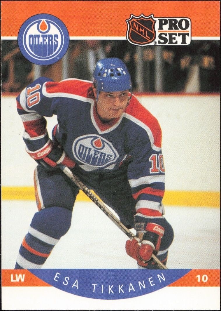 1990-91 Pro-Set Esa Tikkanen #97 trading card