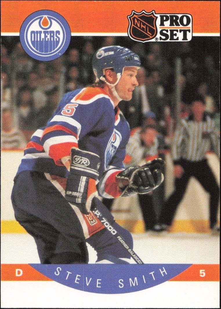 1990-91 Pro-Set Steve Smith #96 trading card