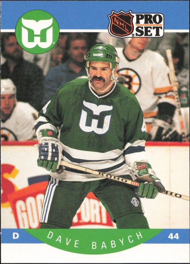 1990-91 Pro-Set Dave Babych #99 trading card