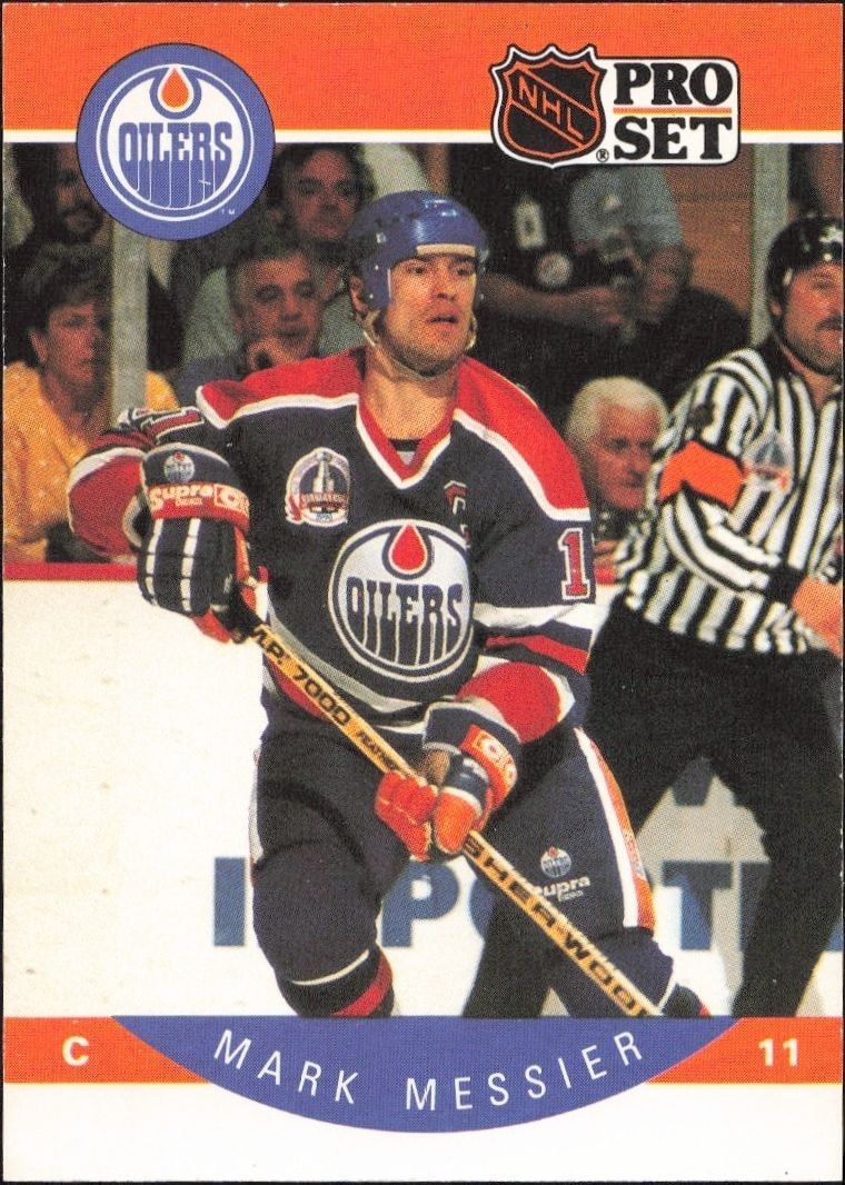 1990-91 Pro-Set Mark Messier #91 trading card
