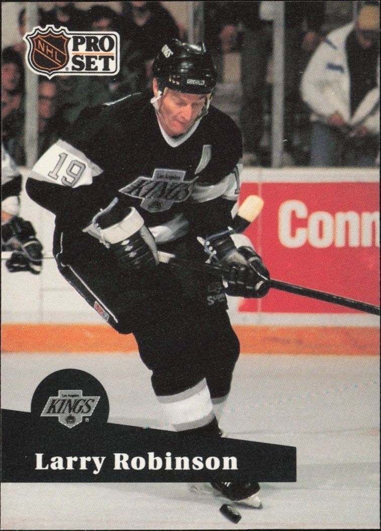 1991-92 Pro-Set Series 1 Larry Robinson #104 trading card
