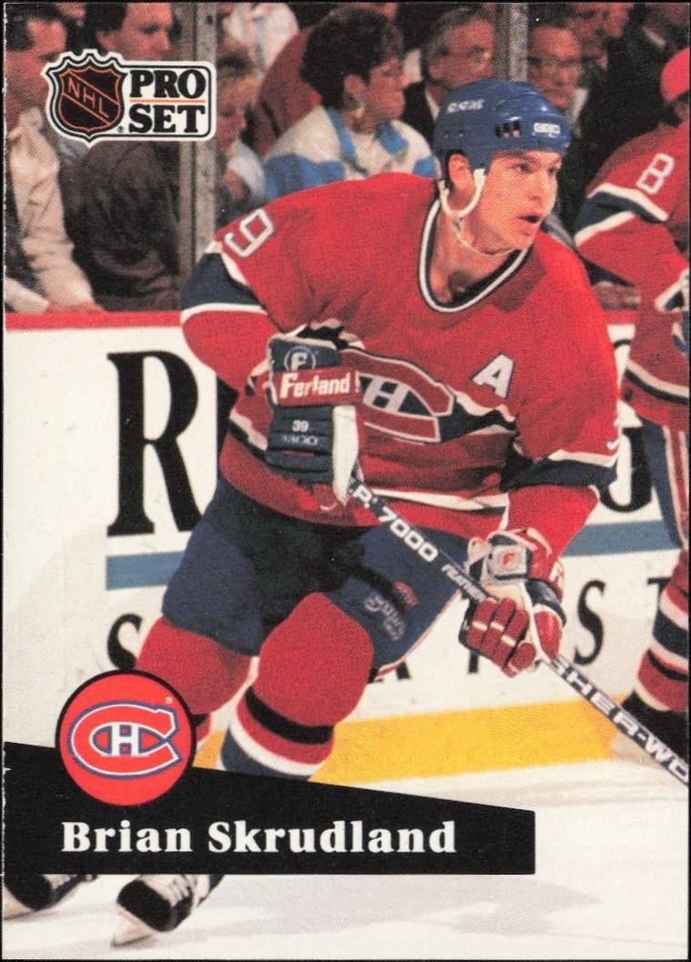 1991-92 Pro-Set Series 1 Brian Skrudland #127 trading card