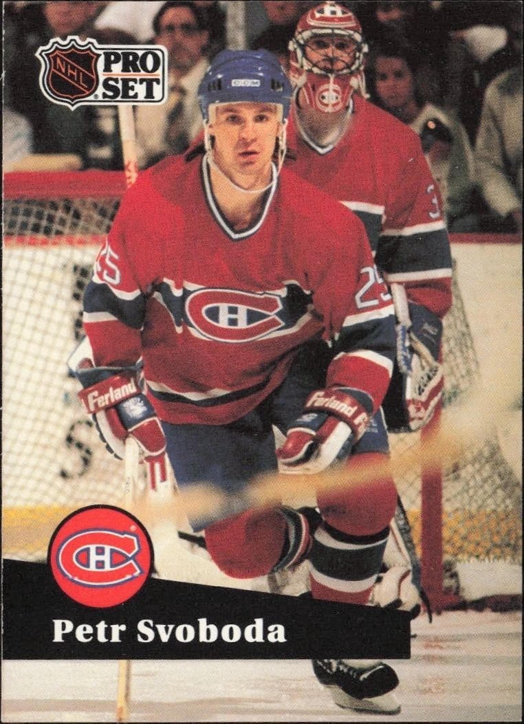 1991-92 Pro-Set Series 1 Petr Svoboda #123 trading card
