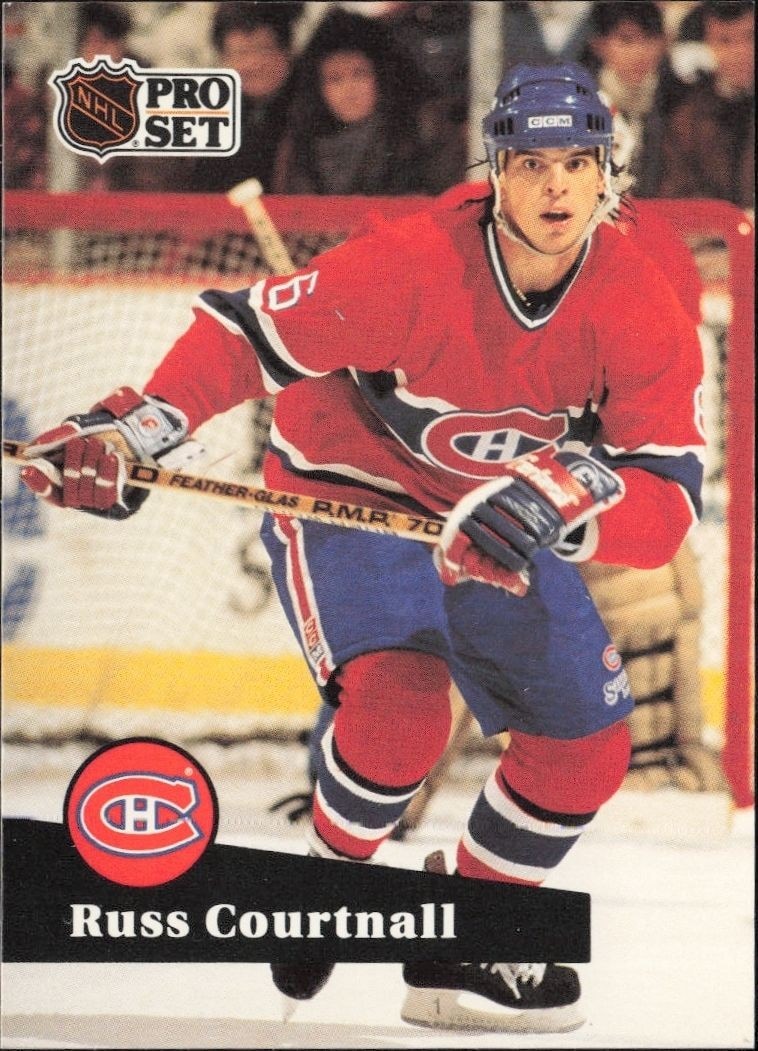 1991-92 Pro-Set Series 1 Russ Courtnall #126 trading card