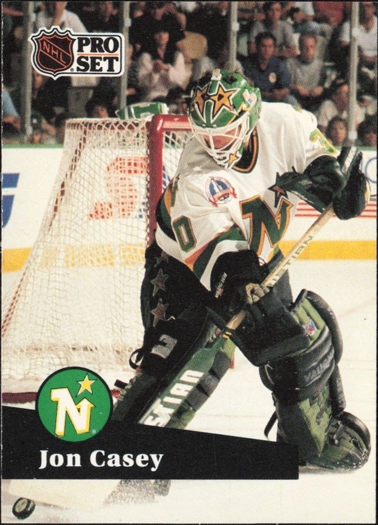 1991-92 Pro-Set Series 1 Jon Casey #111 trading card
