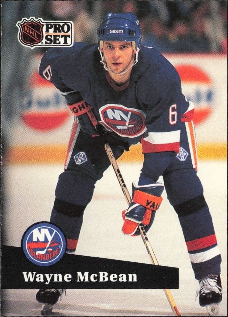 1991-92 Pro-Set Series 1 Wayne McBean #144 trading card