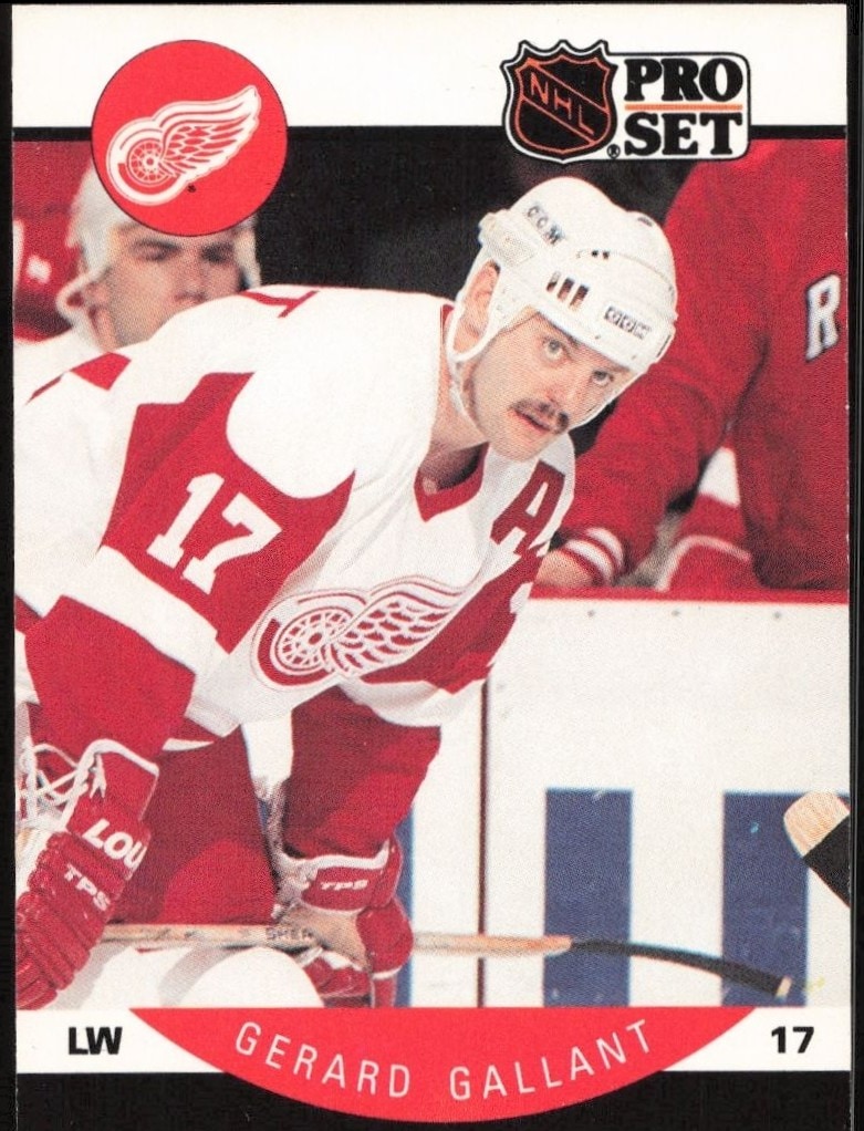 1990-91 Pro-Set Gerard Gallant #71 trading card
