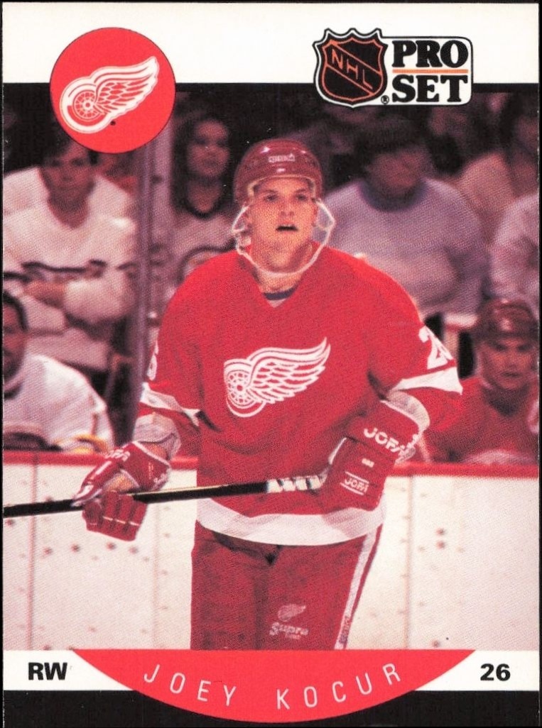1990-91 Pro-Set Joey Kocur #73 trading card