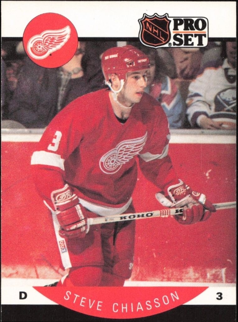 1990-91 Pro-Set Steve Chiasson #69 trading card