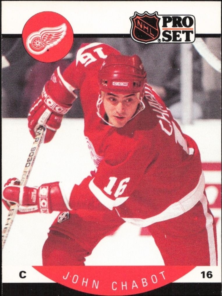 1990-91 Pro-Set John Chabot #68 trading card
