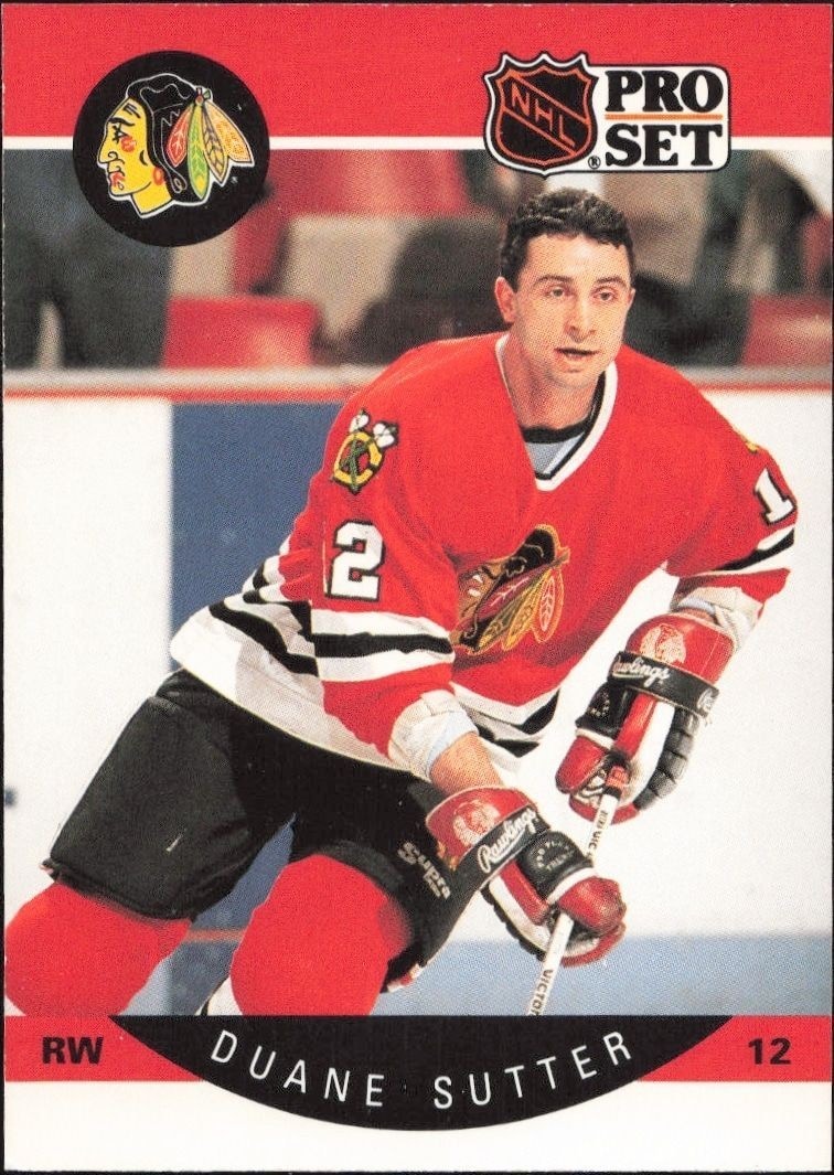1990-91 Pro-Set Duane Sutter #61 trading card