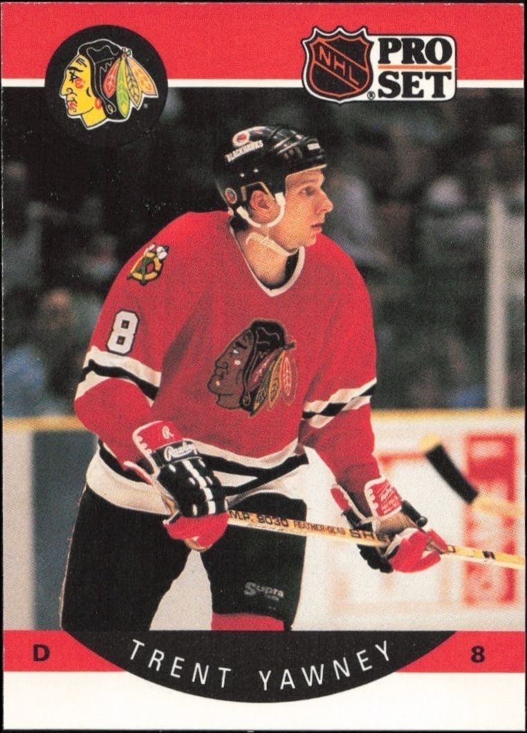 1990-91 Pro-Set Trent Yawney #64 trading card