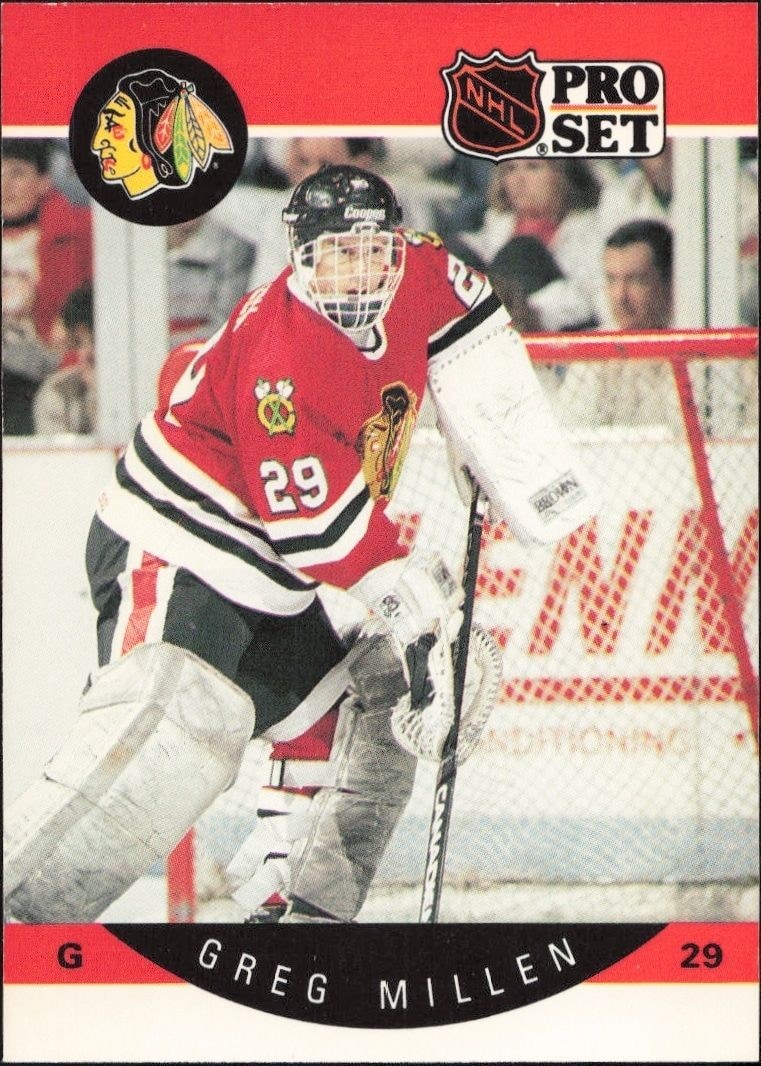 1990-91 Pro-Set Greg Millen #56 trading card