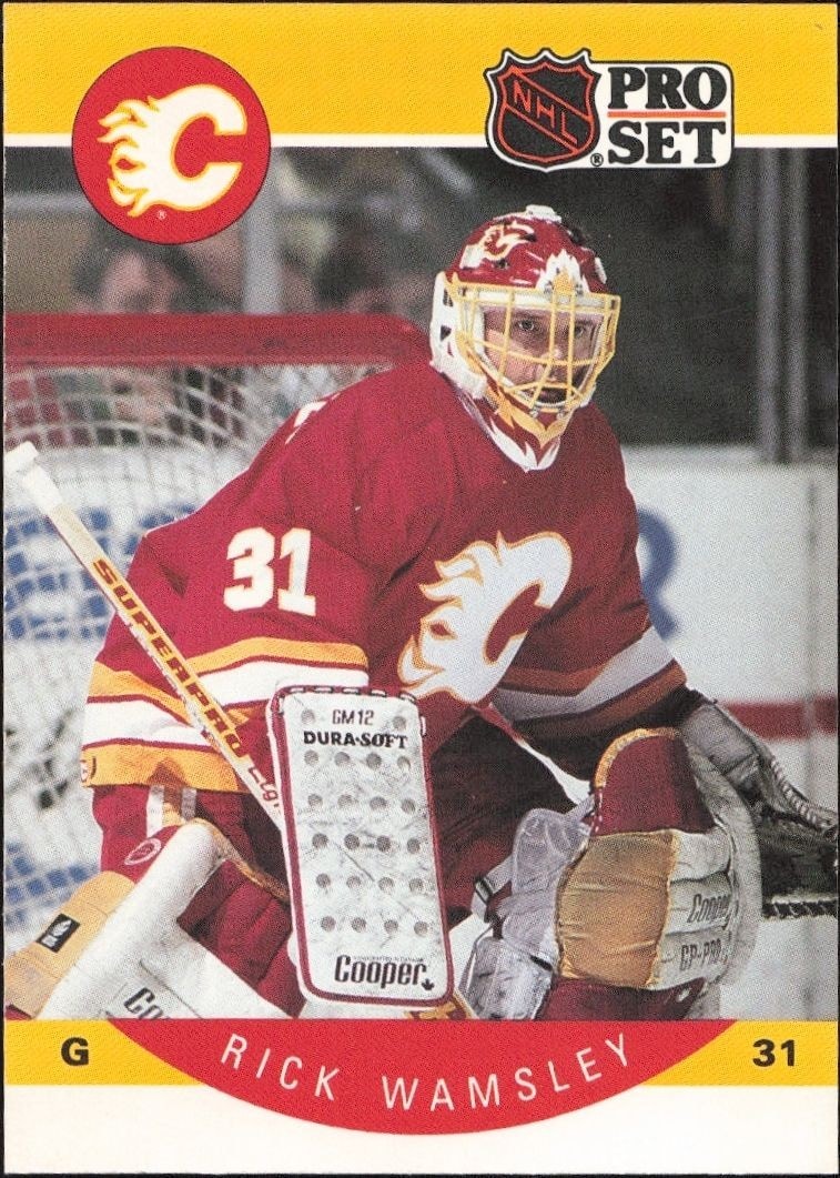 1990-91 Pro-Set Rick Wamsley #48 trading card
