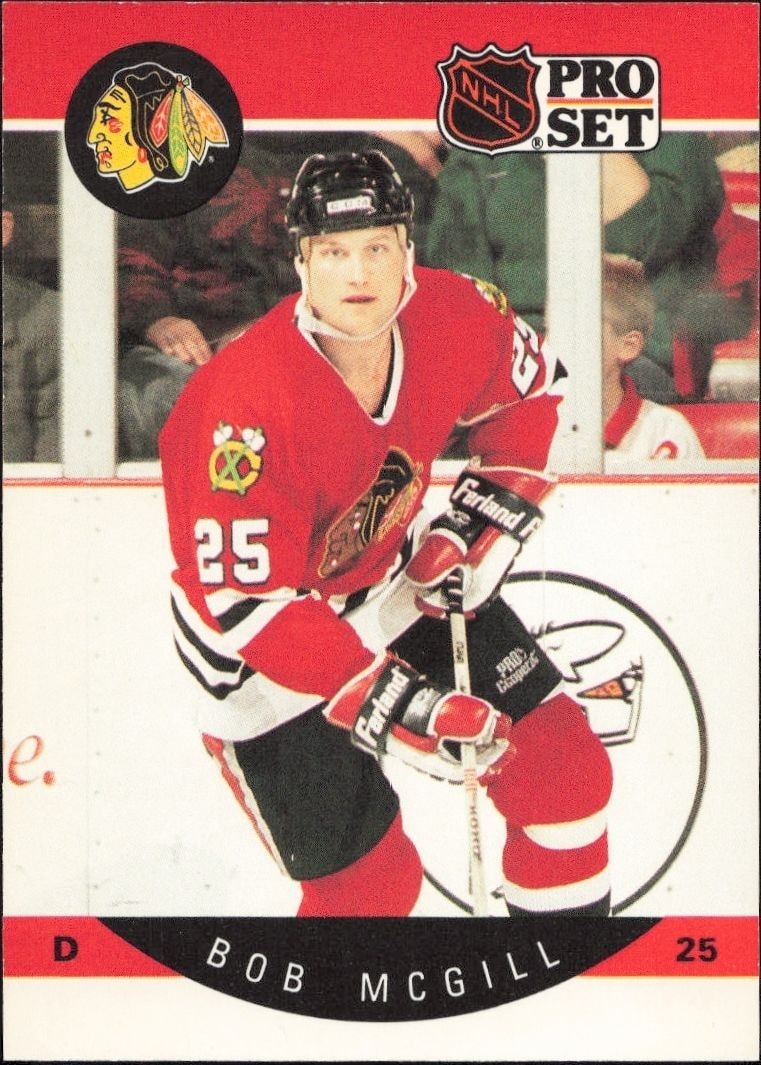 1990-91 Pro-Set Bob McGill #55 trading card